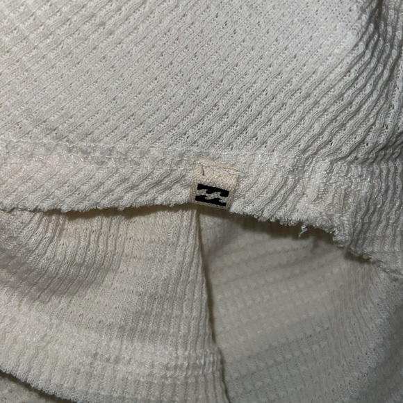 Billabong New Any Day Henley Thermal Waffle Knit Button Top - Picture 9 of 10